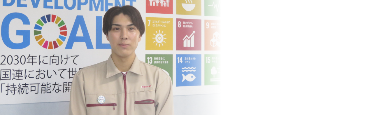 オプトデバイス製造部　半導体製造工程リーダー　T.Aさんの写真